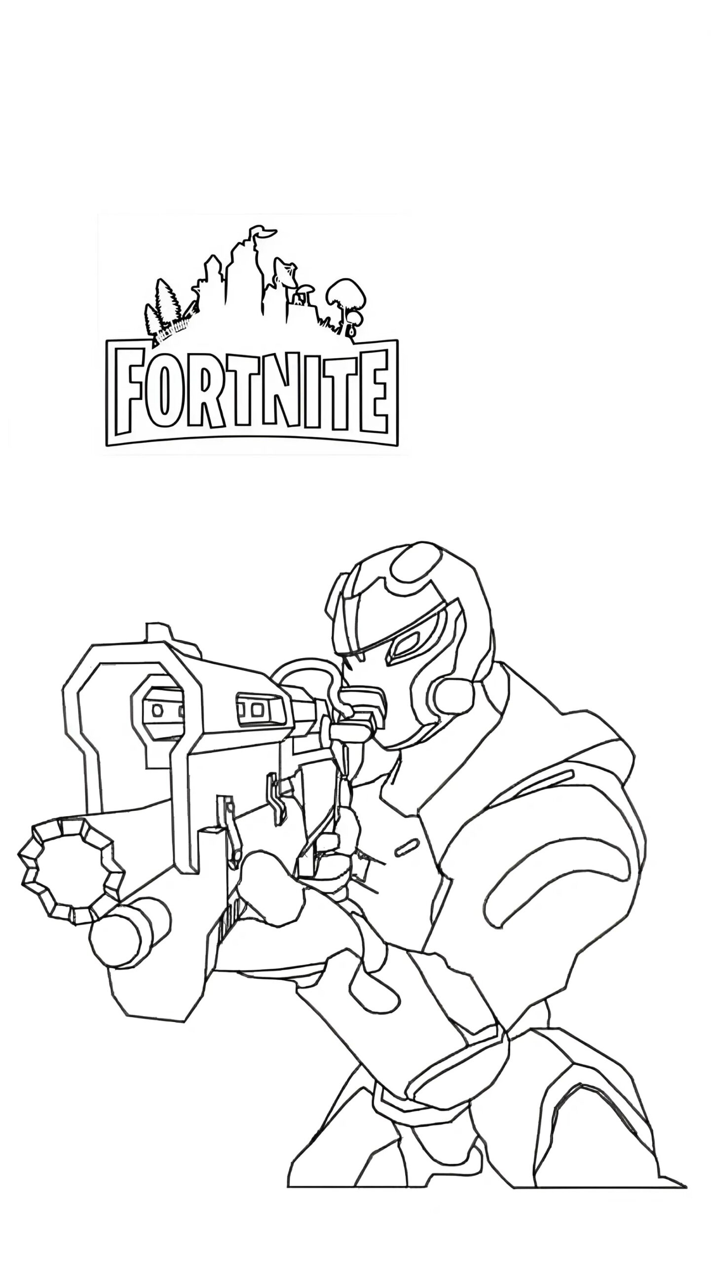 fortnite coloring pages free