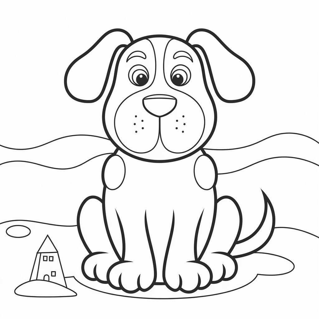 coloring pages of dogs