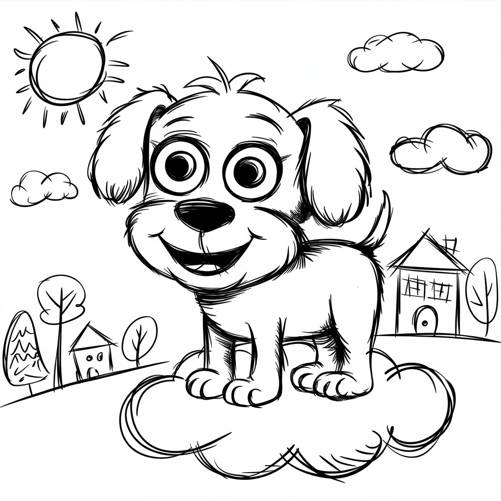 dog coloring pages printable