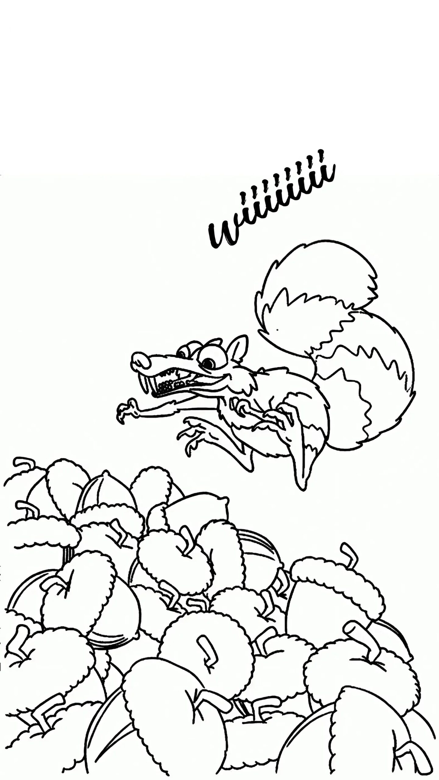 ice age movie coloring pages