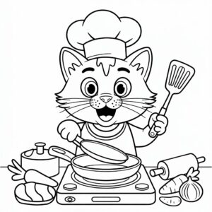 cat in hat coloring pages