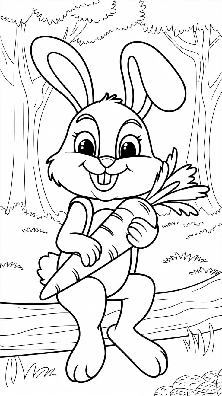 coloring pages peter rabbit