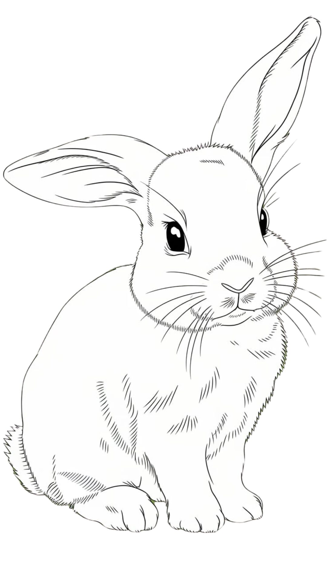 free printable bunny rabbit coloring pages