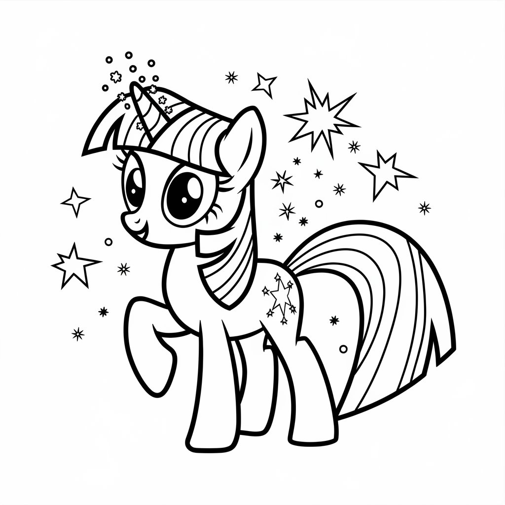 my little pony princess twilight sparkle coloring pages