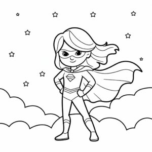 girls coloring pages