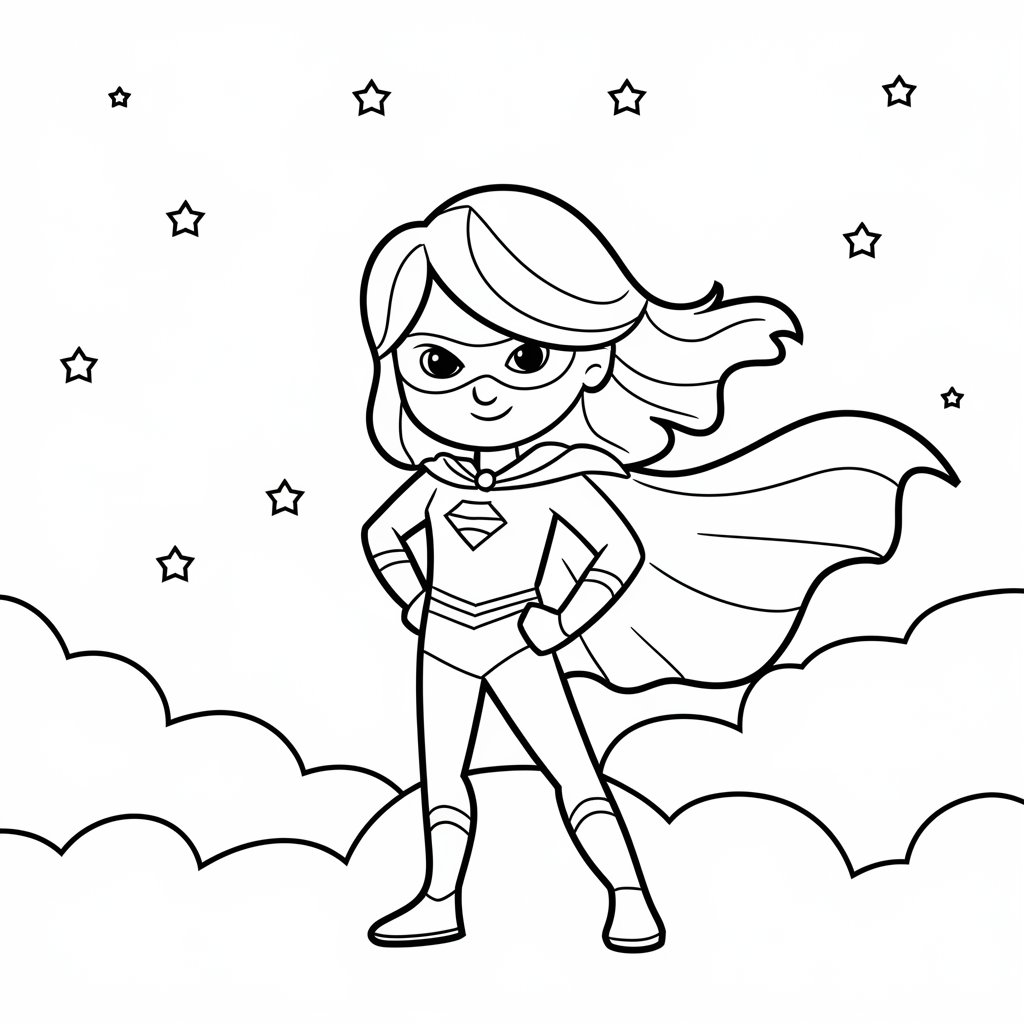 girls coloring pages