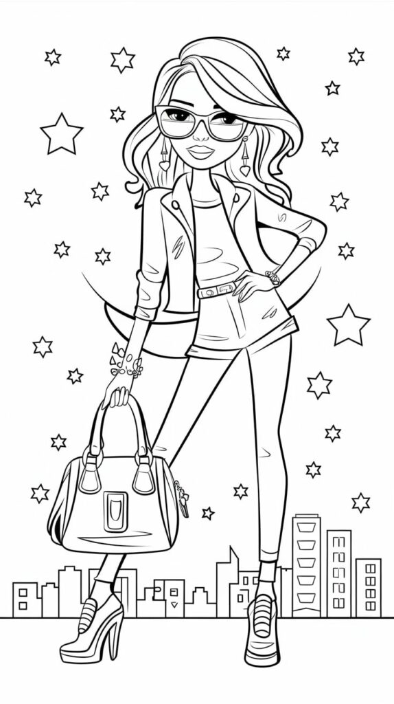 cute girl coloring pages