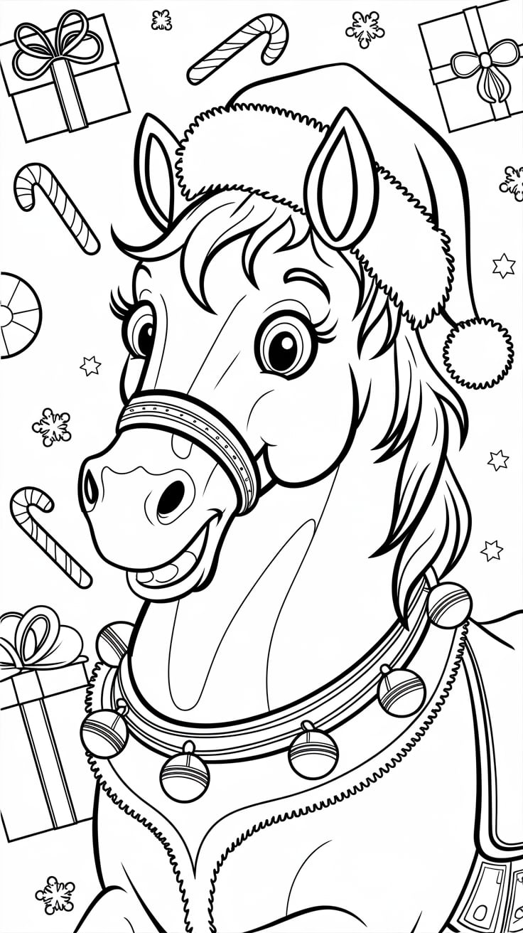 pictures of horses coloring pages