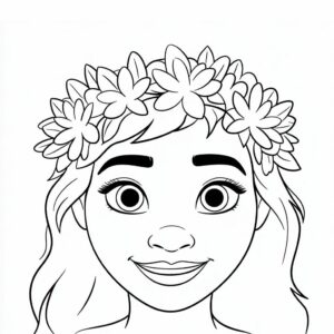 moana coloring pages