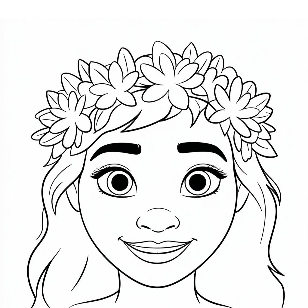 moana coloring pages