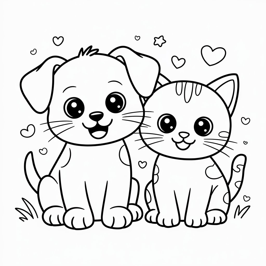 puppy coloring sheets