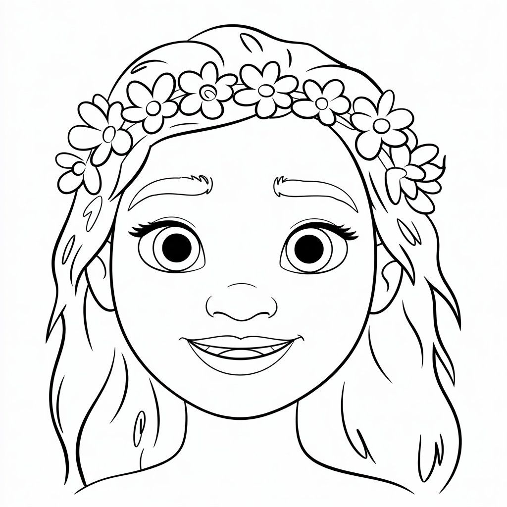 moana printable coloring pages