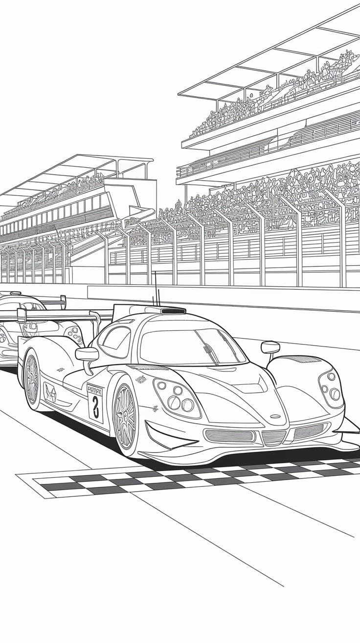 print car coloring pages