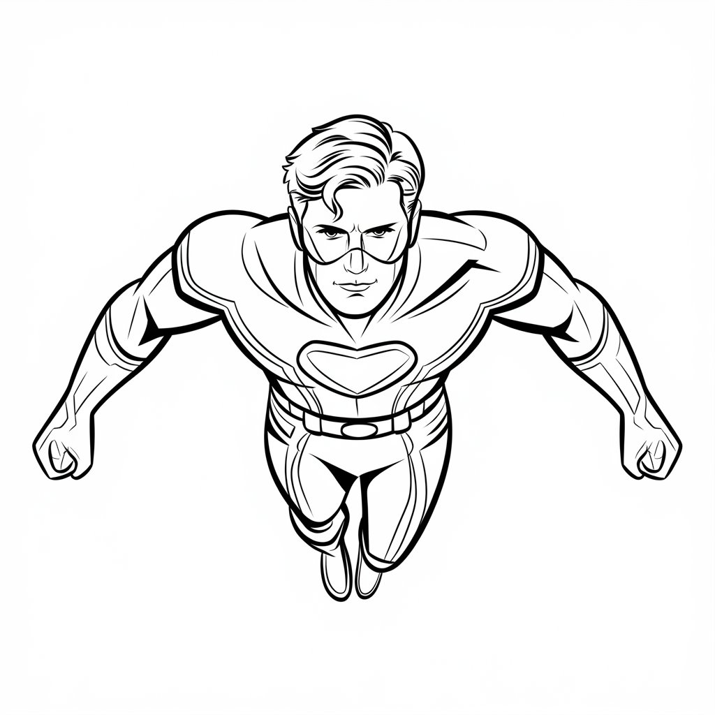 superhero coloring pages printable