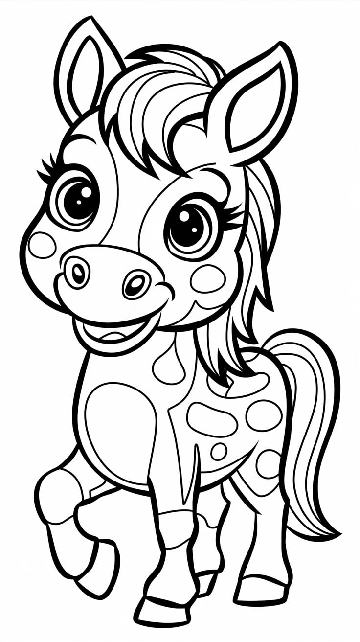 horse coloring pages for adults