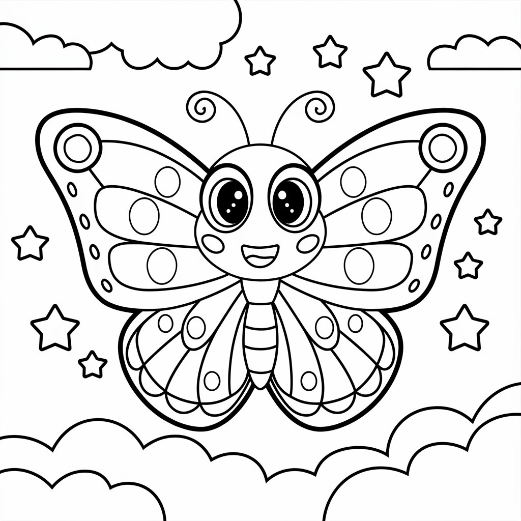 butterfly coloring pages for free