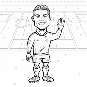 football coloring page