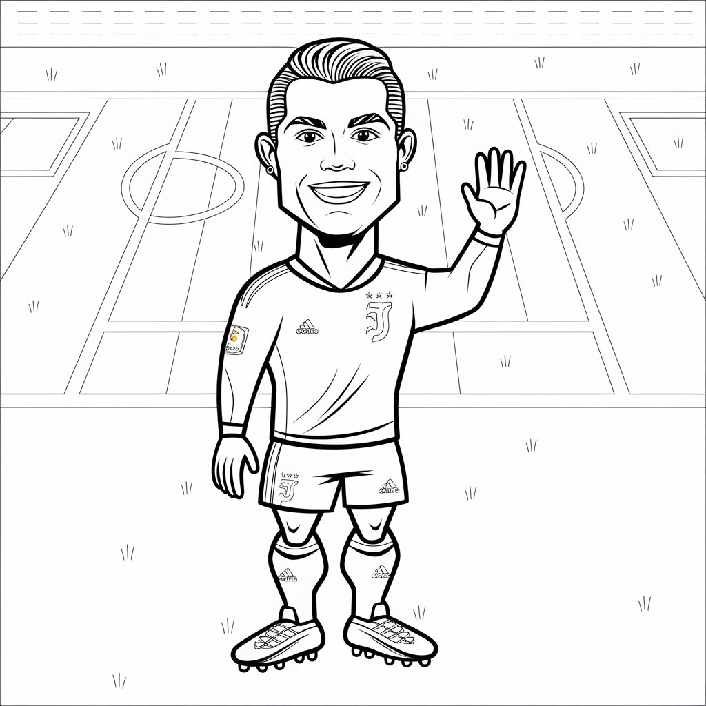 football coloring page