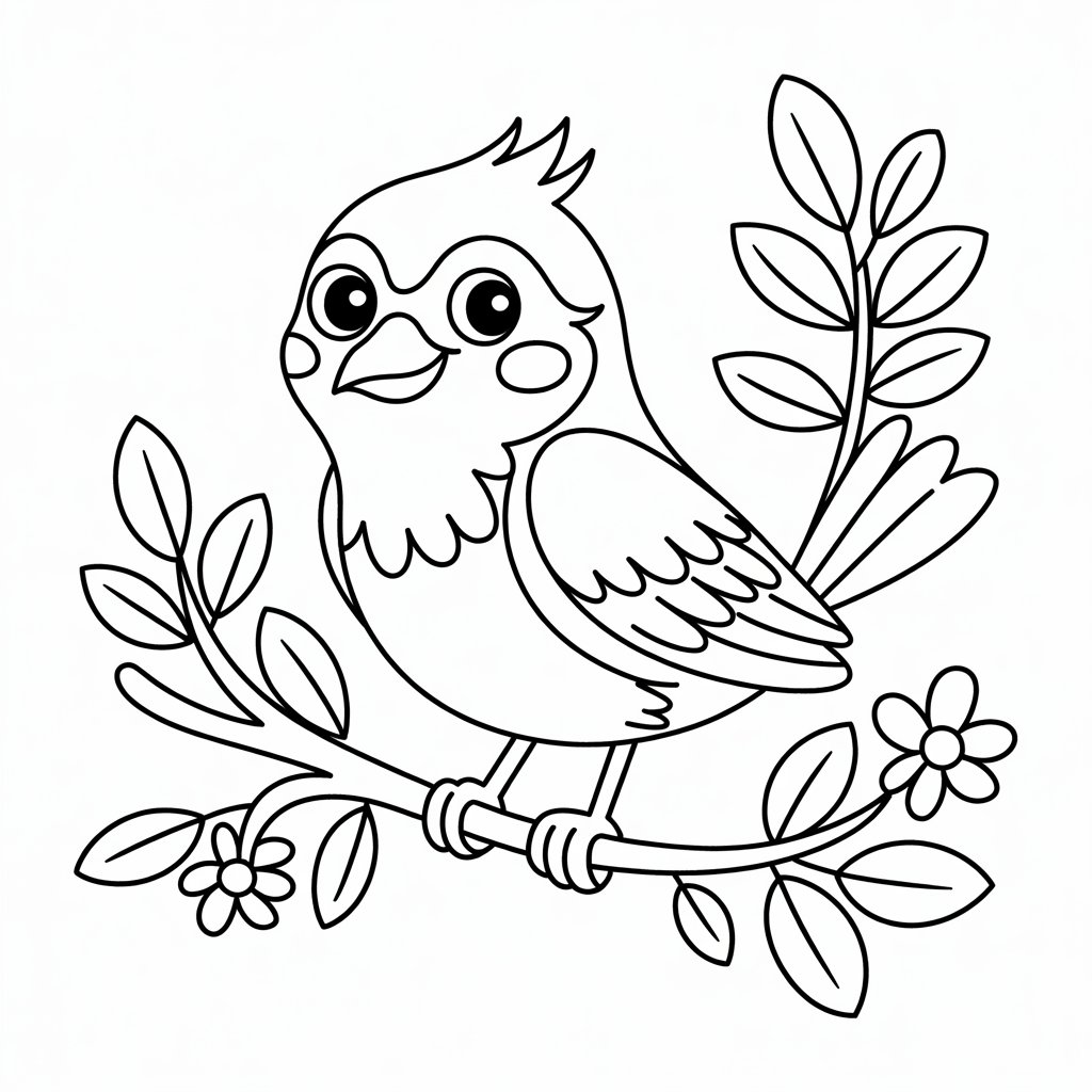 printable coloring pages of birds