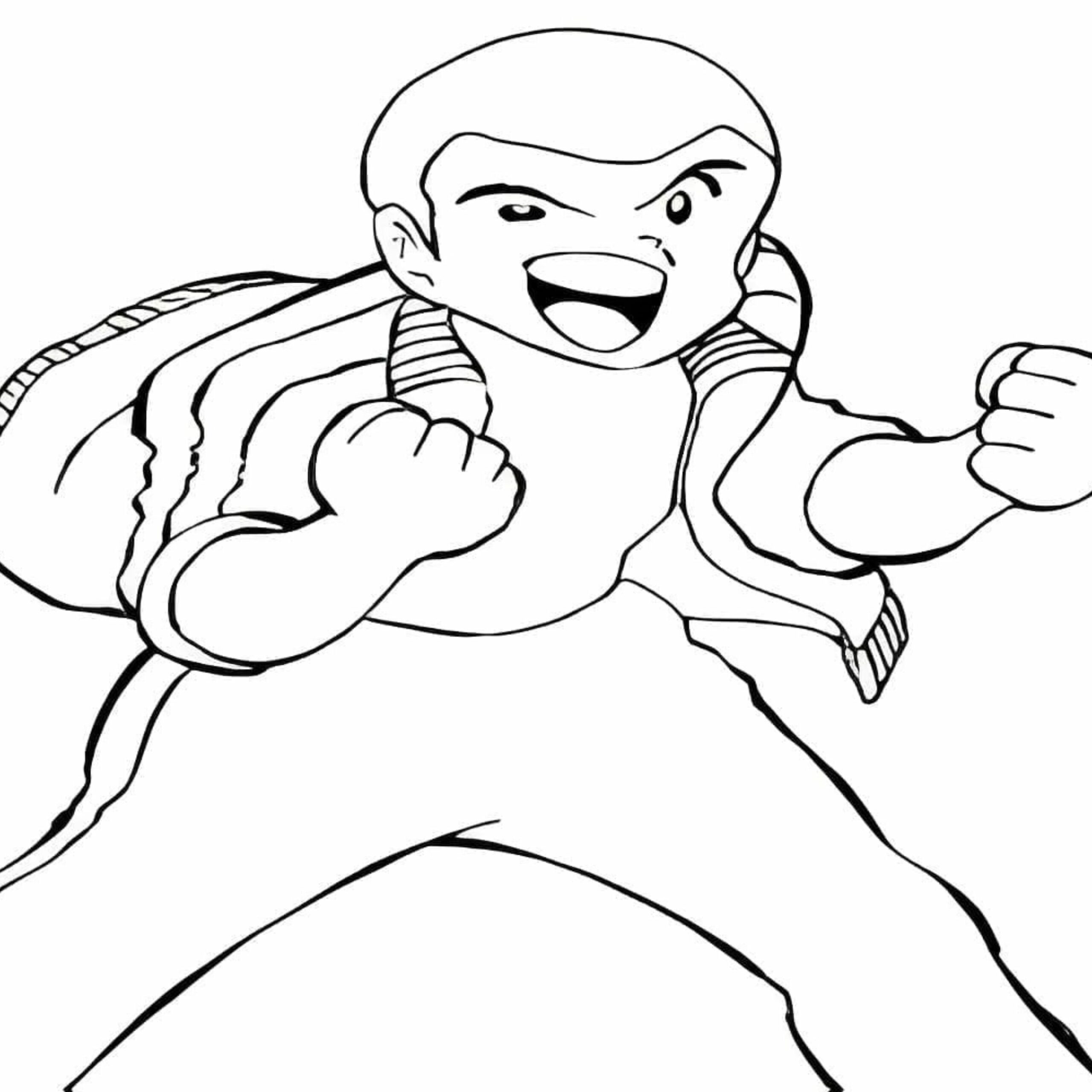 manga coloring page