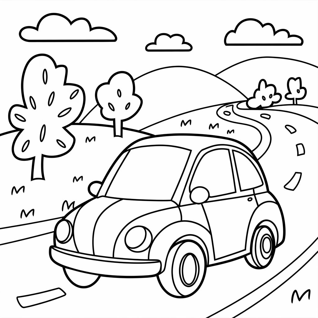coloring pages cars