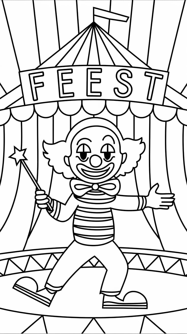 halloween party coloring pages