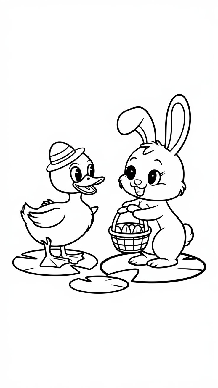 printable rabbit coloring pages