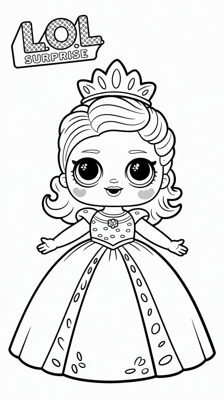 l.o.l dolls coloring pages
