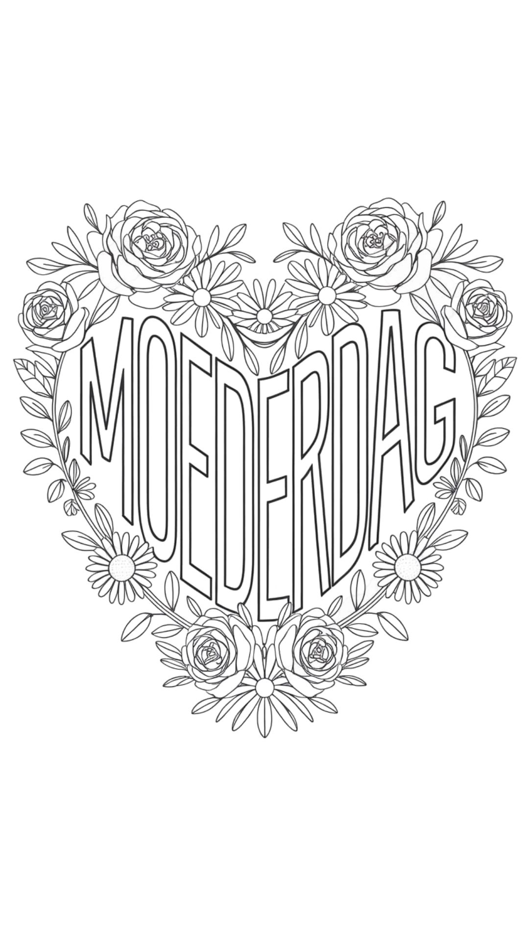 coloring pages for mother's day