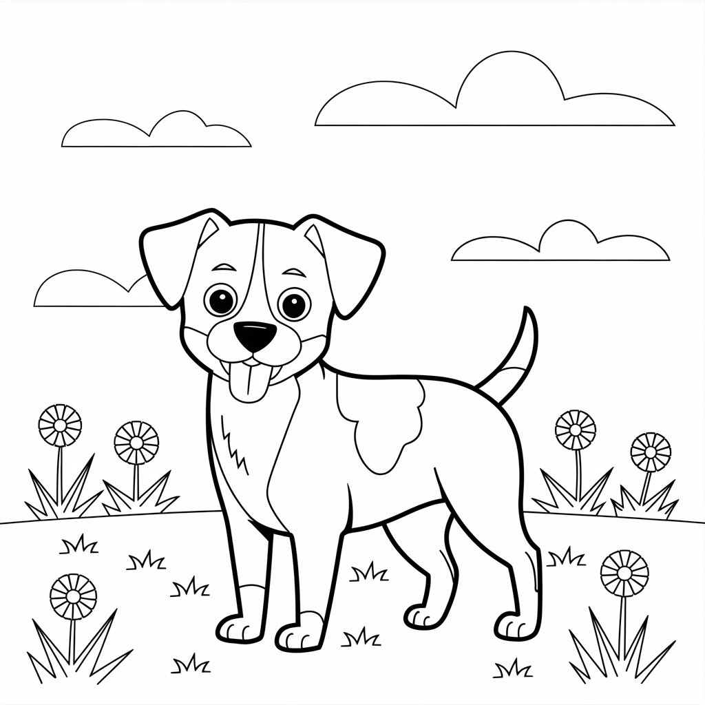 dogs coloring pages