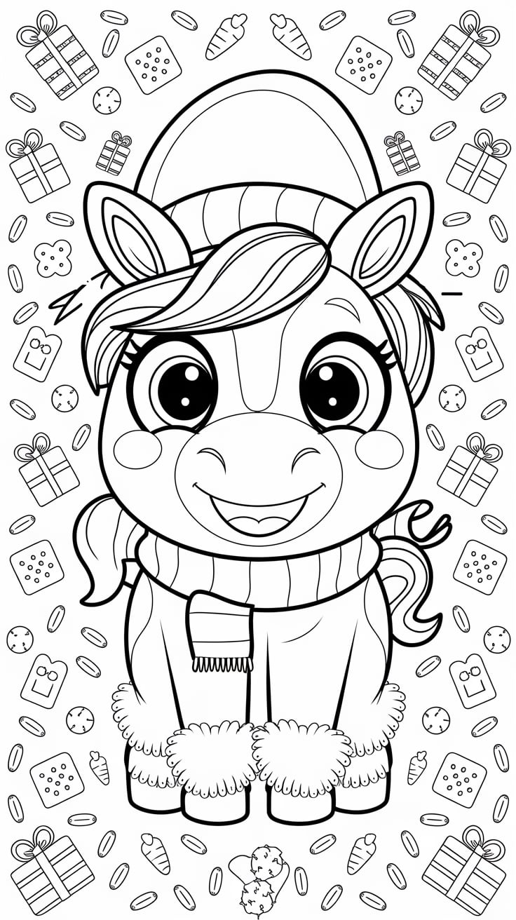 adult horse coloring pages