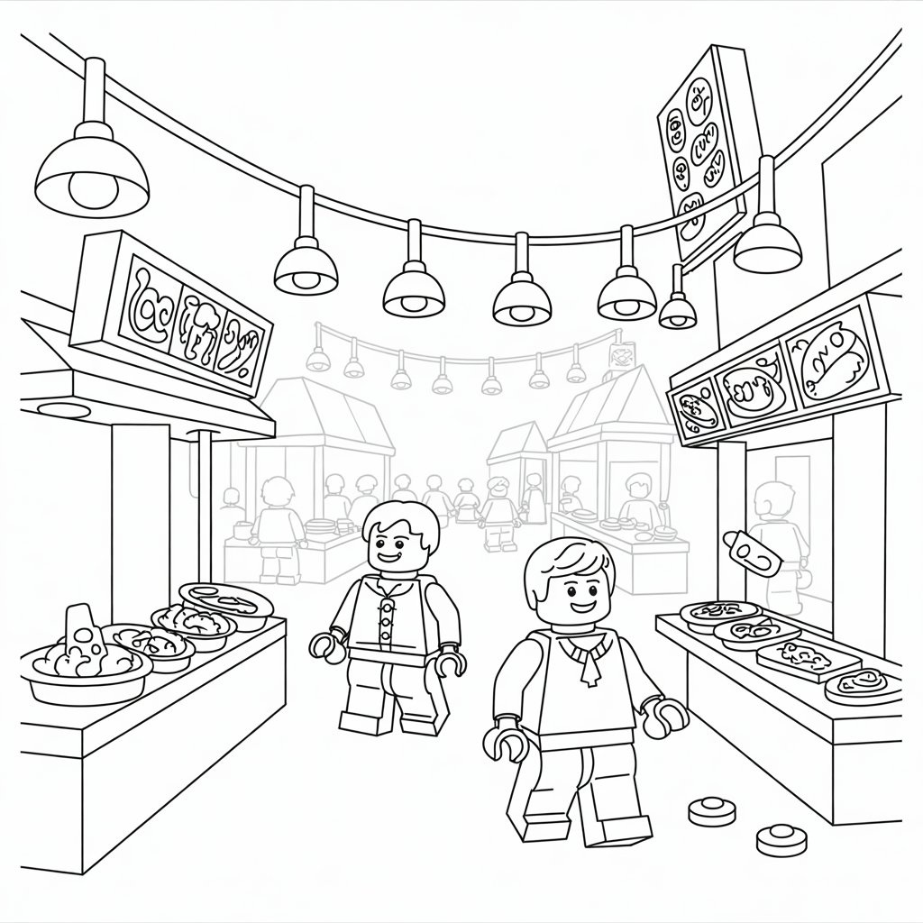 lego coloring page