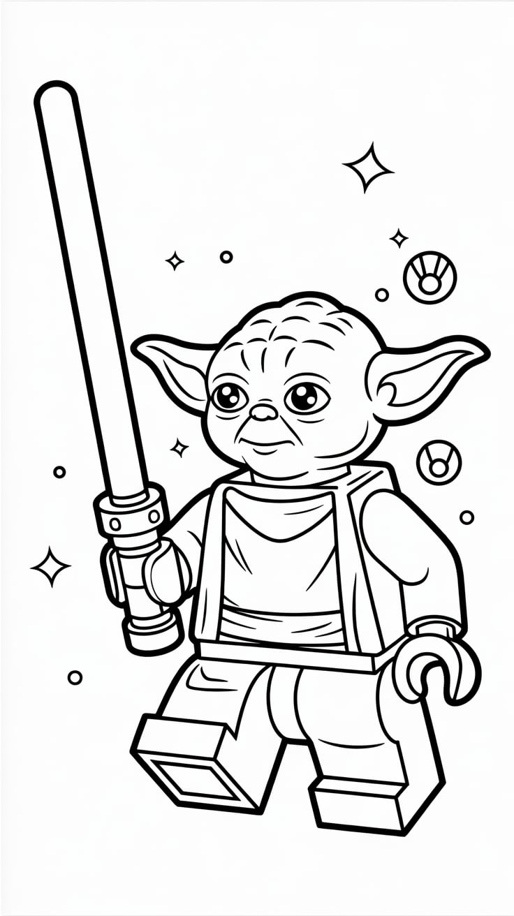 lego star wars coloring page