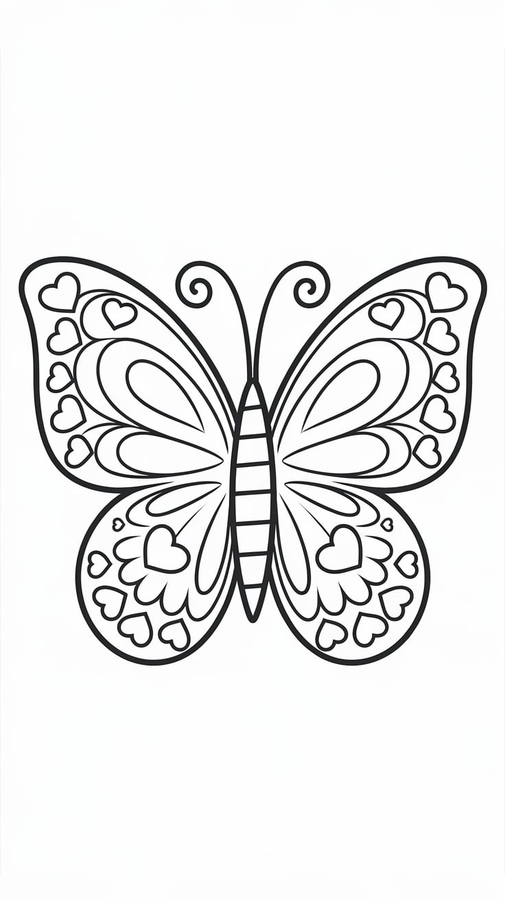 coloring pages for adults butterflies