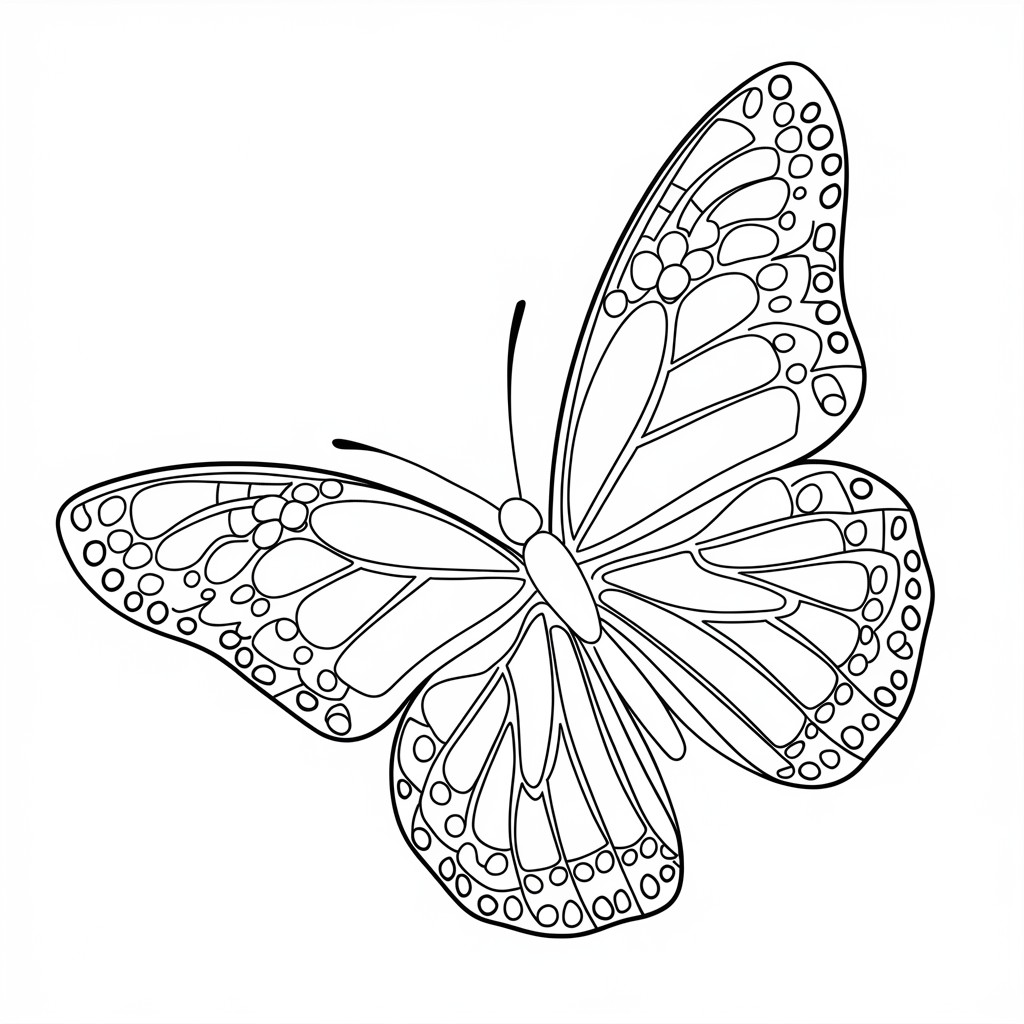 butterfly coloring pages for adults