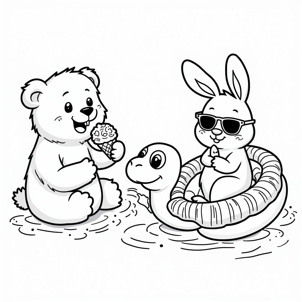 summer coloring pages for adults