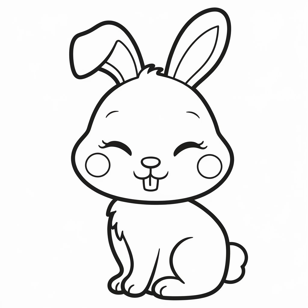 free bunny rabbit coloring pages