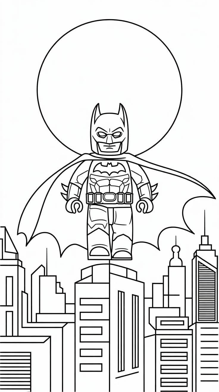 lego batman coloring pages