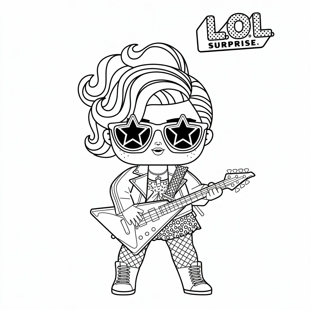 lol doll coloring pages