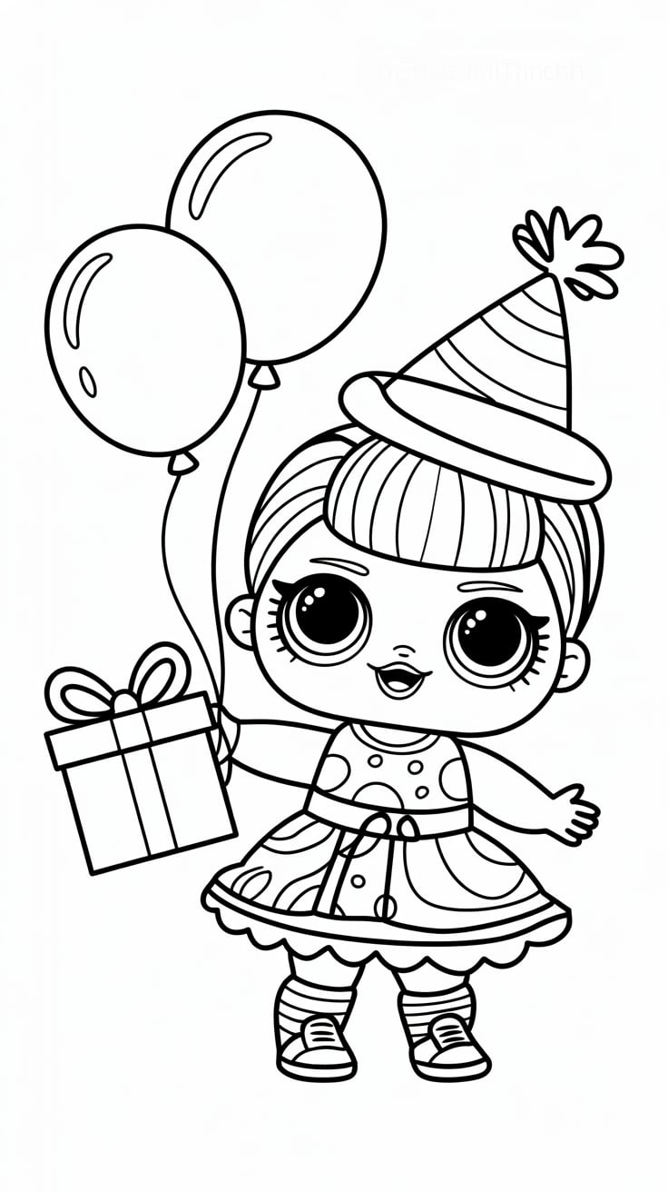 lol dolls coloring pages