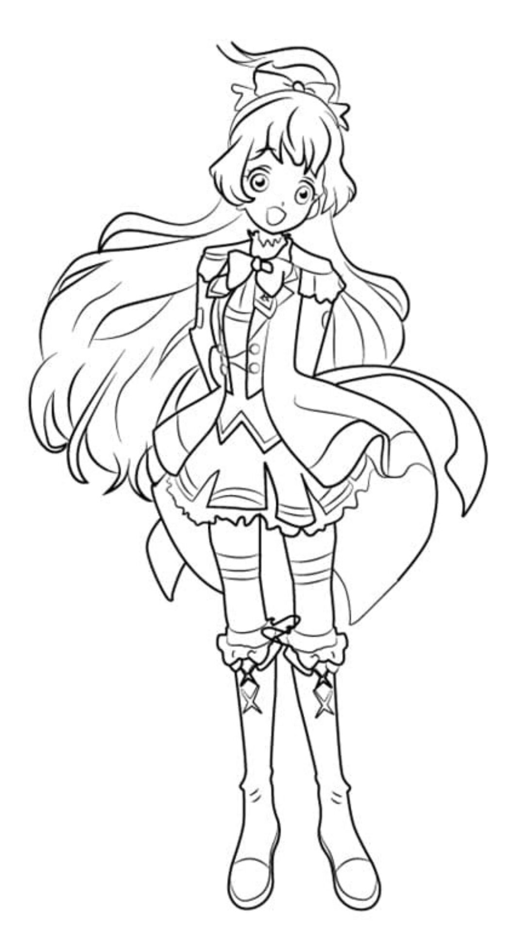 free manga coloring pages