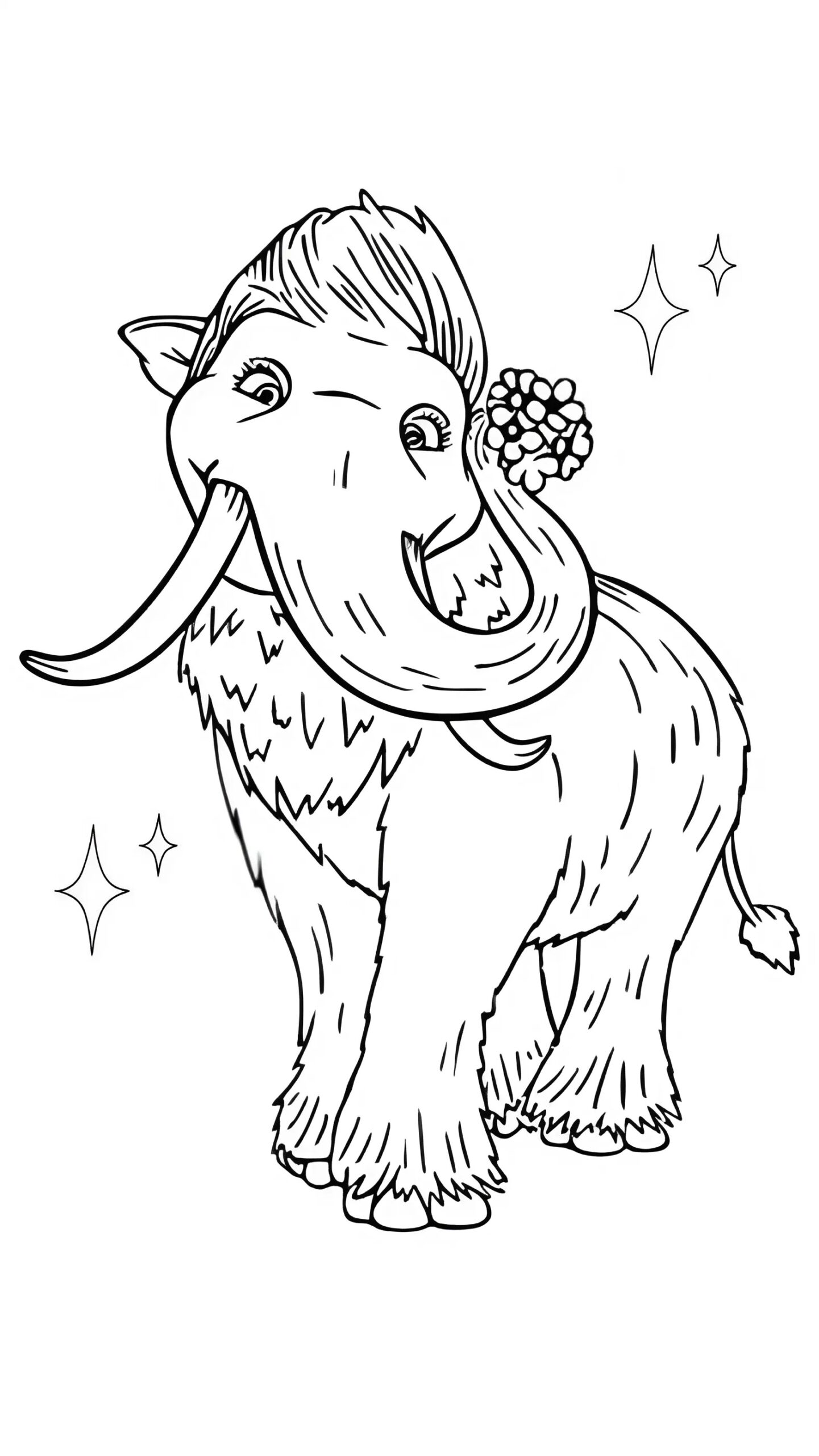 coloring page ice age