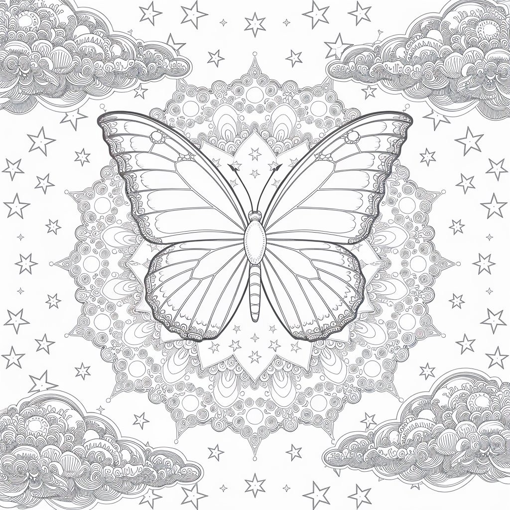 free coloring pages butterfly