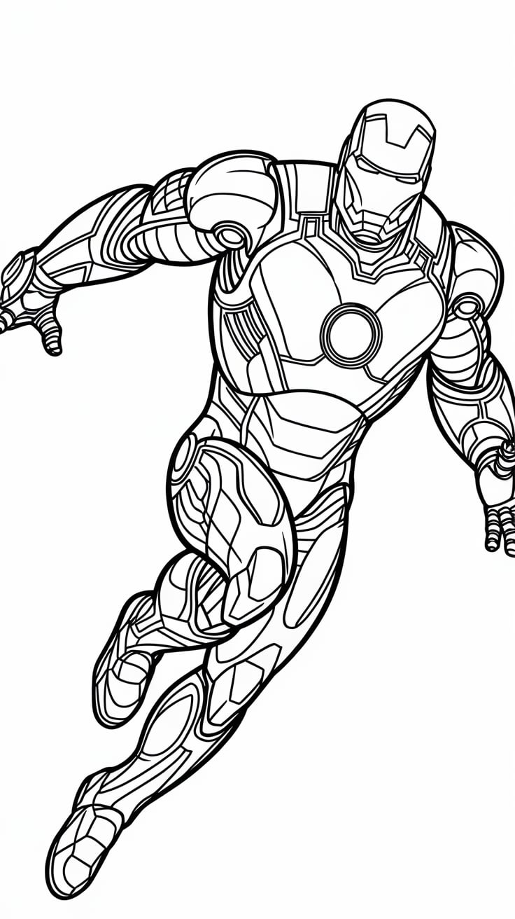 superhero coloring pages printable free