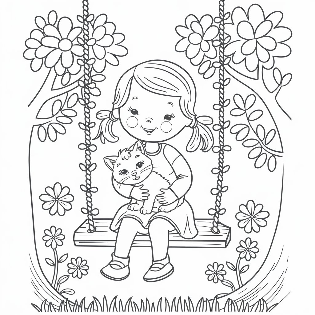 color pages for girls