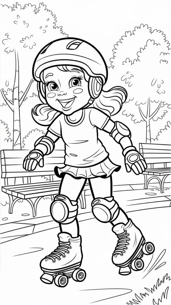girl coloring book pages