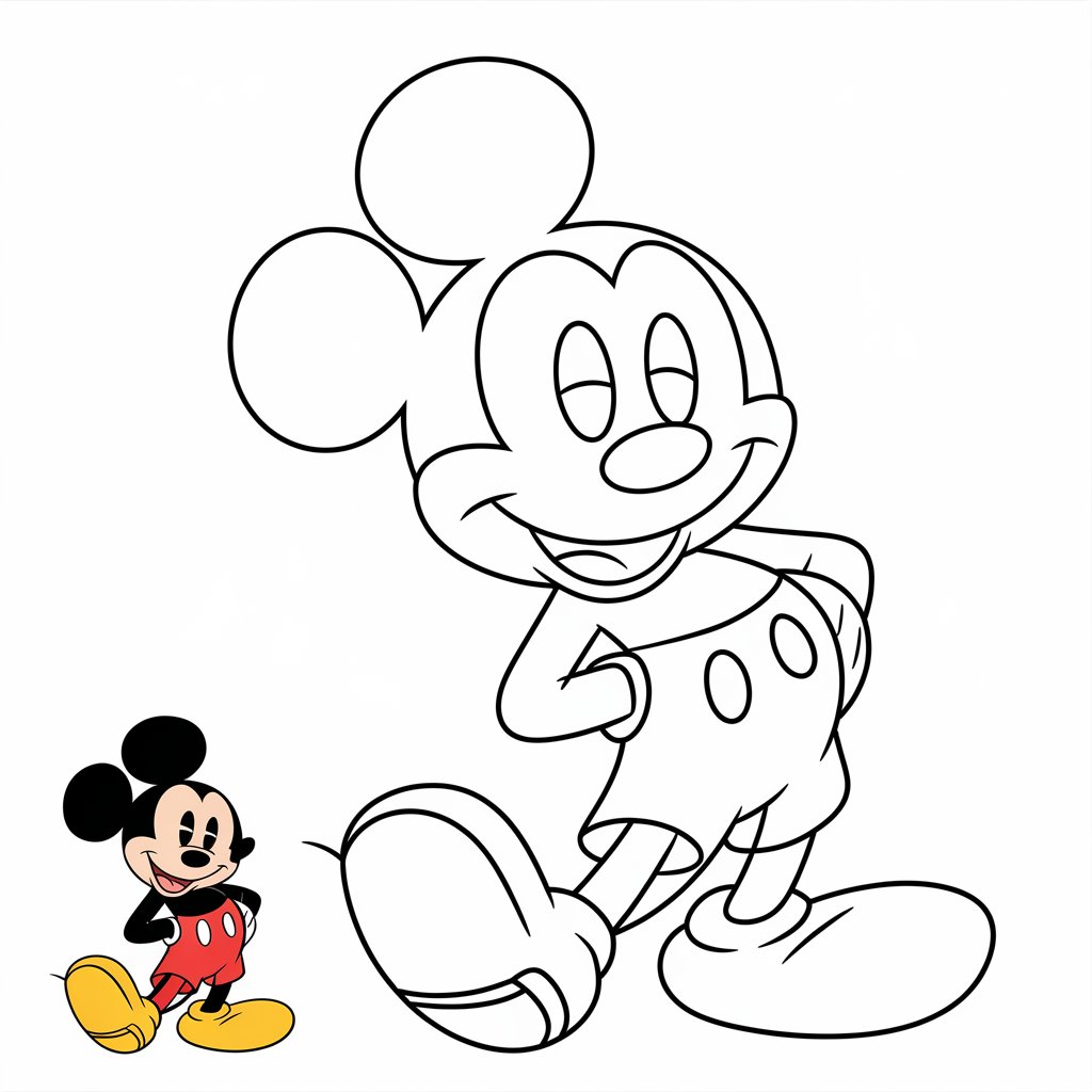 mickey mouse coloring pages