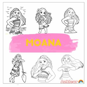 Moana Coloring Pages