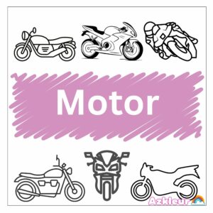 Motorcycle Coloring Page