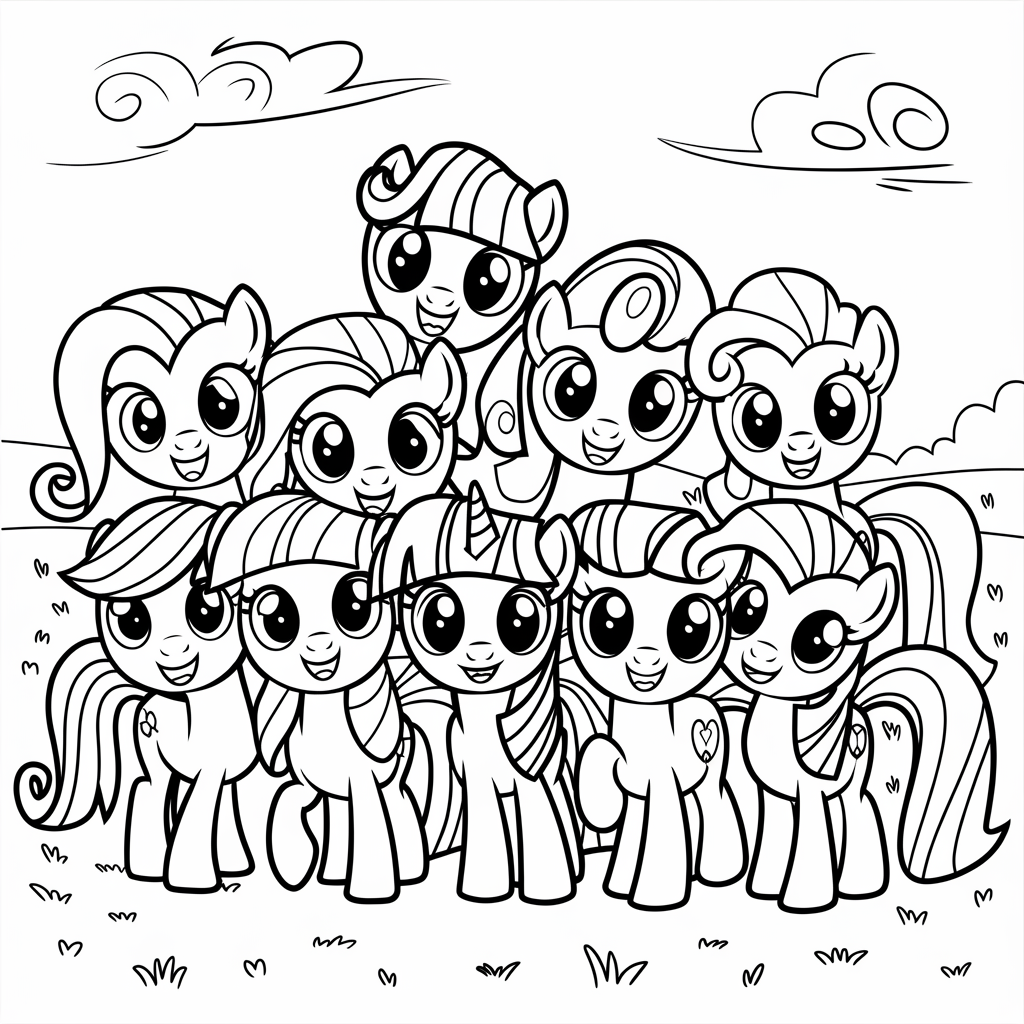 my little pony coloring pages fluttershy